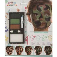 Marron Pinceaux de maquillage My Other Me Kit Maquillage Camouflage pour enfant