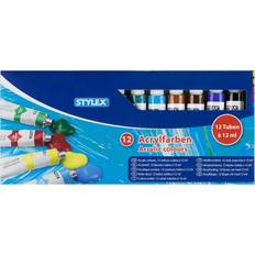 12.0 ml Acrylfarben Stylex 28651 Acrylfarbe 12 Tuben Farben je 12 ml