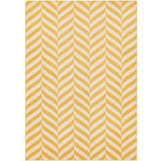 A righe Tappeti Asiatic 160x230cm Muse MU08 Geometric Chevron Yellow