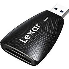 Usb 3.0 micro sd kortlæser LEXAR Multi-Card 2-in-1 USB 3.1 Reader, Up to 312MB/s for UHS-I UHS-II SD Card and Micro SD Card, Compatible with USB 3.0/2.0, Compact Portable Card