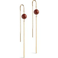 ENAMEL Copenhagen Aga Earring Brown