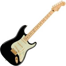 Gold Electric Guitar Fender Limited Edition Player Stratocaster Maple Fingerboard, Black