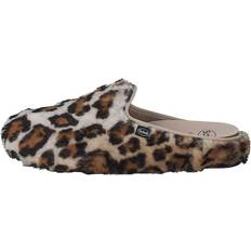 Scholl Maddy Leopard Synthetic Fur Woman Beige/Marrón