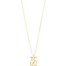 Pilgrim Jewellery Pilgrim Love Tag Necklace - Goldplated Brass