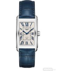 Longines Unisex Armbandsur Longines L5.767.4.71.9 Dolcevita Silverfärgad/Läder