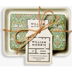 William Morris At Home Geranium & Eucalyptus Scented Soap & Ceramic Soap Dish