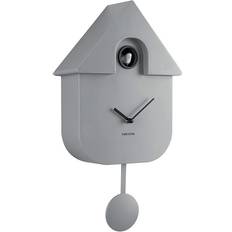 Gris Horloges Karlsson Coucou Moderne H40 cm Present Time Gris Horloge murale