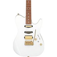 Für Rechtshänder E-Gitarren Ibanez Signature LB1-WH Lari Basilio E-Gitarre