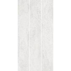 Tiles Ashlar Weathered White Matt Scored Stone Effect Tile Sample