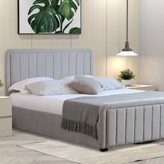 Comfy Living Brushed Velvet Ottoman Bed Frame