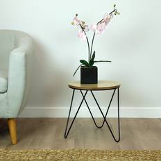 Round Small Tables Charles Bentley Round Hairpin Small Table