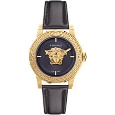 Versace Watches Versace Medusa Deco WoMens Black VE7B00223 Leather archived One Size