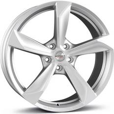 19" Car Rims Borbet S 19 ET 35 Circle 5 112 Hub Centering 72.5 S 85935112572.5BS, Brilliant Silver