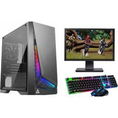 Cheap 16 GB Desktop Computers FCS Gaming PC Computer Bundle Quad Core 1TB