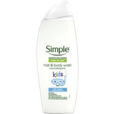 Wit Haarverzorging Simple Hypoallergenic Kids Hair & Body Wash 225ml