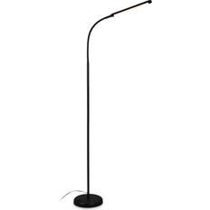 Briloner Dæmpbare Gulvlamper & Havelamper Briloner Pivaz LED Justerbar Berøringsdæmper Sort Gulvlampe 150cm