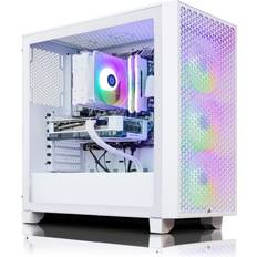 Desktop Computers AWD-IT 3000D White RGB Ryzen 7 5700X 8 Core NVIDIA RTX