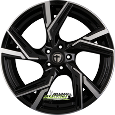 21 inch - 5/112 Autovelgen Tomason AR1 Zwart Gepolijst