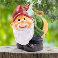 Cheeky Solar Garden Gnome