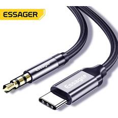 Headset adapter 3.5mm Essager USB Type C to 3.5mm Jack Aux Audio Cable Adapter