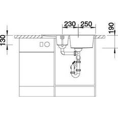 1.5 Éviers d'angle Blanco Metra Évier De Cuisine 527114 6 S Doux Mat