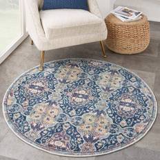 Nourison 183x183cm Ankara Global Circular ANR16 Blue