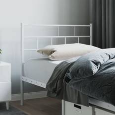 100 cm - Metal Sengerammer vidaXL white, 100 Metal Headboard Tall Headboard Bed Header Bed Headboard