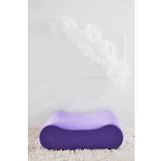Pastill Faye Puf I Velour Lilla