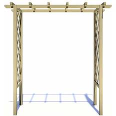 Wood Pavilions & Accessories Shire Arch Trellis Pergola 6