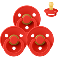 Barn- & Babytillbehör Bibs Rund Colour Napp Sampackning 3 st Stl 1 All Red