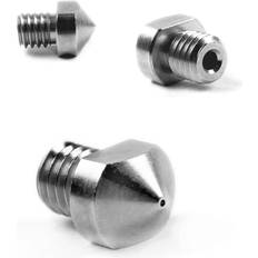 Plated Nozzle for Hexagon Hotend M6 0.8mm 1.75mm