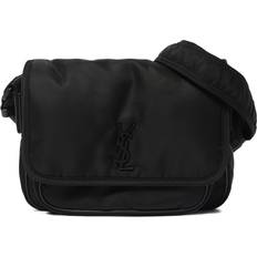 Niki Small Leather Trimmed Shell Messenger Bag - Black