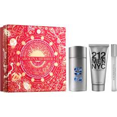 Carolina Herrera Hombre Cajas de regalo Carolina Herrera Set 212 Men EDT 100 ml +Gel 150 ml + Mini 10 ml