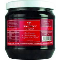 Beer & Spirits Grandes Distilleries Peureux Griottines Morello cherries in Kirsch liqueur without stalks 1ltr