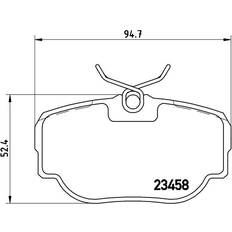 Brake System Brembo Scheibenbremse Hinterachse P 009