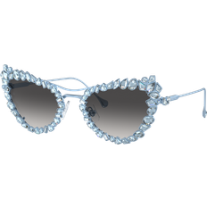 Swarovski Solbriller Swarovski SK7011 Solbriller Kvinder - Opaque Light Blue