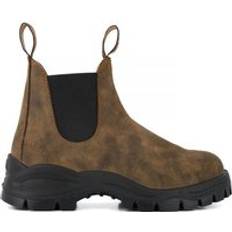 Schnürung - Unisex Chelsea Boots Blundstone Unisex #2239 Brown Chelsea Lug Boot