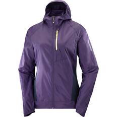 Salomon Women's Bonatti Cross Wind, L, Nightshade/Deep Black