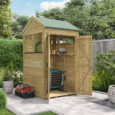 Outbuildings BillyOh 4x4 Windowed, 11mm Tongue and Groove Shed (Building Area )