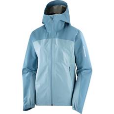 Salomon Women's Outline GORE-TEX 2.5L Jacket, M, Aegan Blue/Citadel