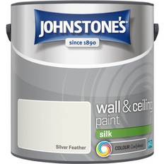 Johnstone's Johnstones & Emulsion Feather Wall Paint Silver 2.5L