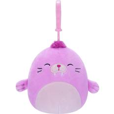 Jazwares Squishmallows Clip On Pepper the Pink Walrus 9 cm