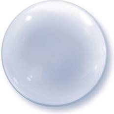 Läpinäkyvä Lateksipallot Qualatex 20 Inch Deco Bubble Balloon White