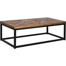 Beige Tables Basses Home ESPRIT Centre Wood Metal Coffee Table