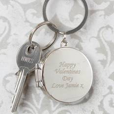 Personalised Memento Company Round Photo Keyring