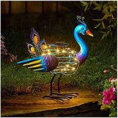 Best Garden Ornaments Smart Garden Solar light Peacock Spiralight