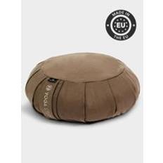 Beige Yoga Equipment Sand Yoga Studio European Organic Buckwheat Zafu Round Cushion