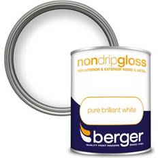 Berger Drip Gloss Pure Metal Paint White