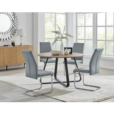 Round Dining Sets Furniturebox Uk Santorini Contemporary Dining Set