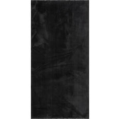 Tæpper & Skind KM Home Gulvtæppe Soft 60 x 110 Sort Sort cm